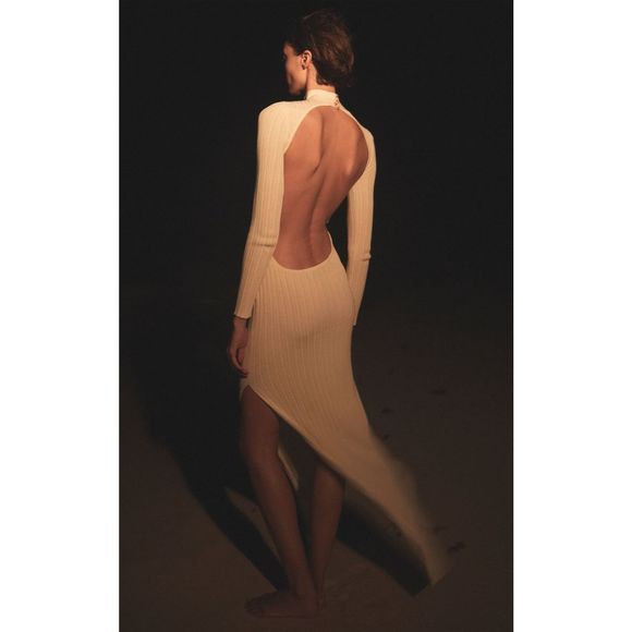 NWT Aya Muse Reposier Cotton-Blend Maxi Dress Sz M $725 - Picture 3 of 10